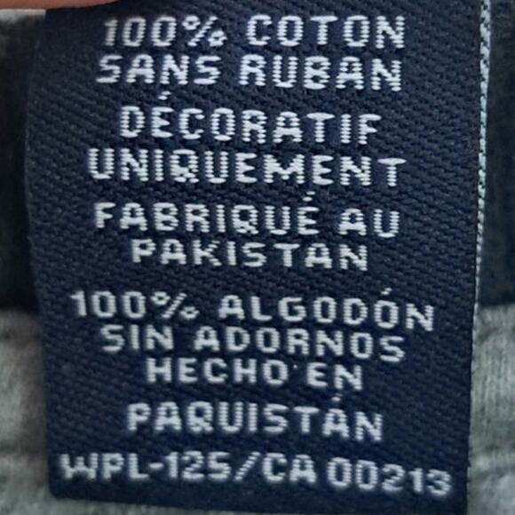 Chaps Mens Gray Blue Long Sleeve Striped 100% Cotton Shirt XL - Picture 5 of 5